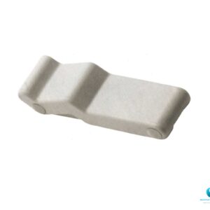 Chiusura Ammortizzata bianca 105 mm in Elastomero e Acciaio Inox