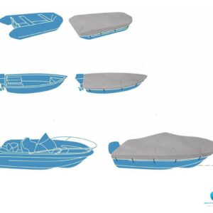 Telo Copri Barca Silver Shield XXL L630-710 cm W380 cm