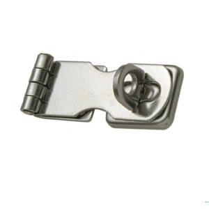 Chiusura a Ribalta con Foro per Lucchetto 69x30mm Acciaio Inox