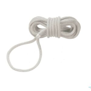 Treccia Ormeggio Bianca in Poliestere con Gassa D10 mm 6m