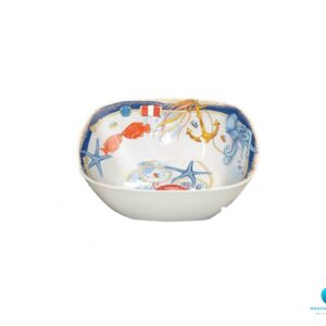 Cestino 16cm Stile Nautico con Decoro Marino per barche e camper