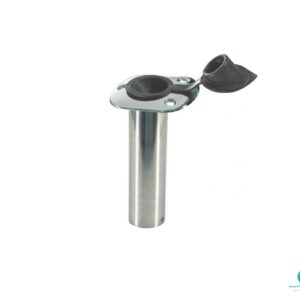 Portacanne a Incasso Angolato D40mm in Acciaio Inox