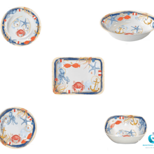 Set Piatti 100% in Melamina – Leggeri, Resistenti